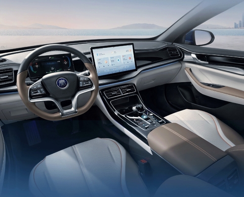 2023 BYD Qin Plus DM-i Champion PHEV Limousine Hergestellt in Hybrid 55KM/120KM 4 Türen 5 Sitze