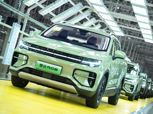 Geely RD6 rein elektrischer Pickup 4 Türen 5 Sitzkörper Struktur ABS-System enthalten