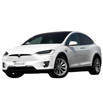 575 km reine elektrische Kreuzfahrt Tesla Model X Hochgeschwindigkeits-Elektroauto in Weiß