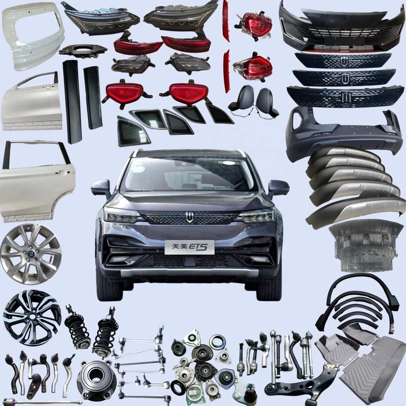 100% Skyworth Et5/EV6 Original Autozubehör Bildschirm Luftfilter Körperkit Stoßfänger Stoßdämpfer Scheinwerfer Tür Auto Ersatzteile