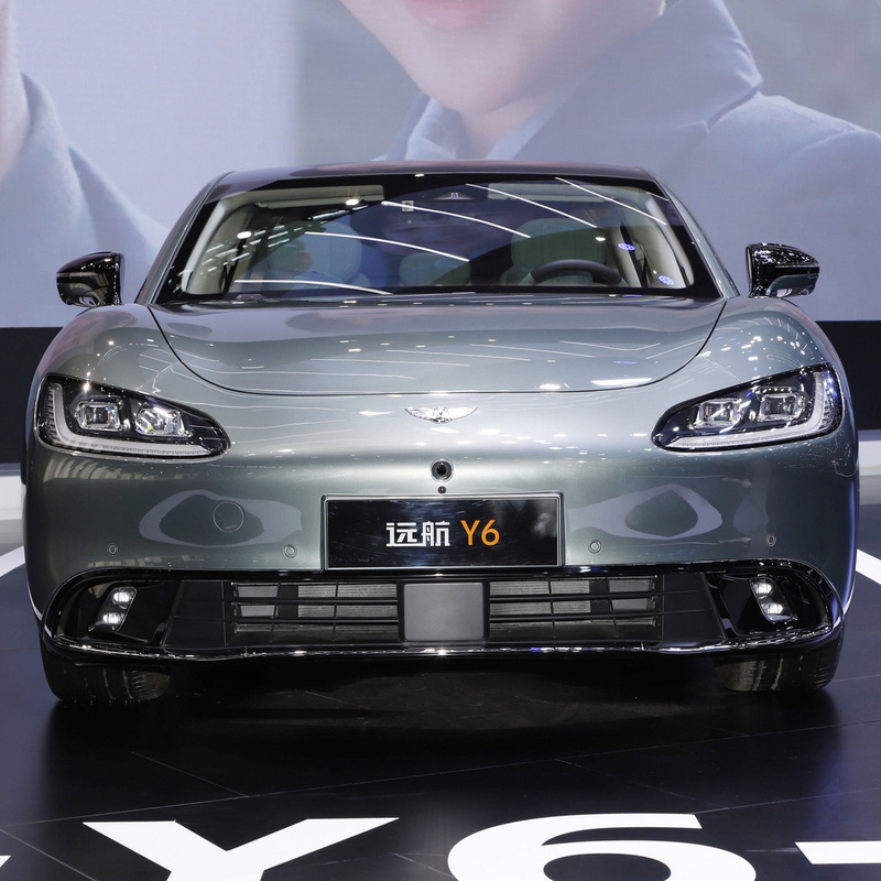 High Speed Pure Electric Car Yuanhang Y6 2023 mit einer Reichweite von 1020 km und einer Höchstgeschwindigkeit von 205 km/h